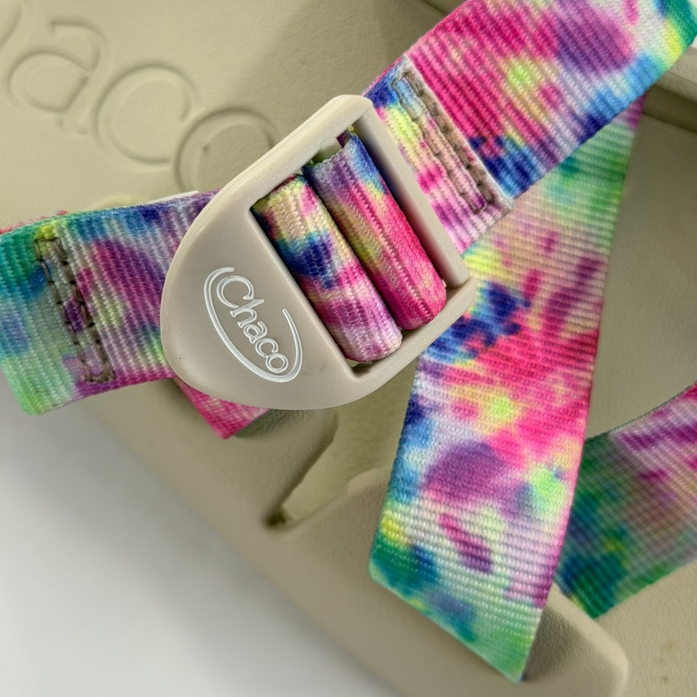 Chaco Chillos Slide Sandals Womens 10 Tie Dye Casual Hippie Boho Beach Summer - Picture 2 of 13